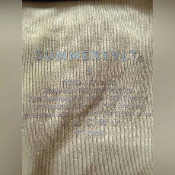 EUC Summersalt Ruffle Backflip Swimsuit, Seaglass & Seaweed, 8, MSRP $115 - Picture 8 of 12